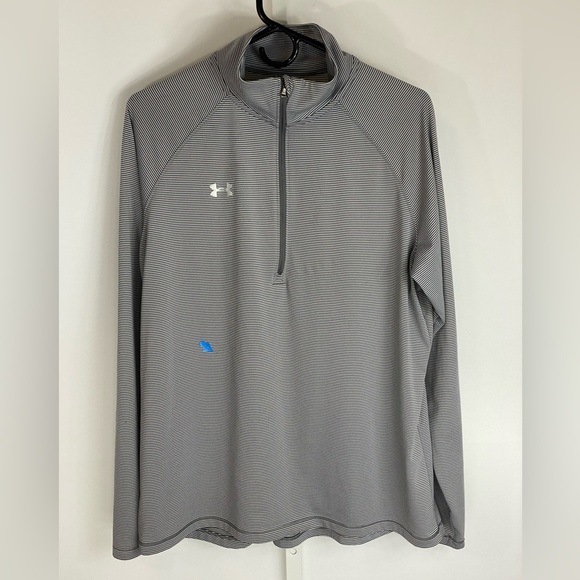 Under Armour HeatGear Half Zip Long Sleeve Top, Xl - Picture 6 of 9